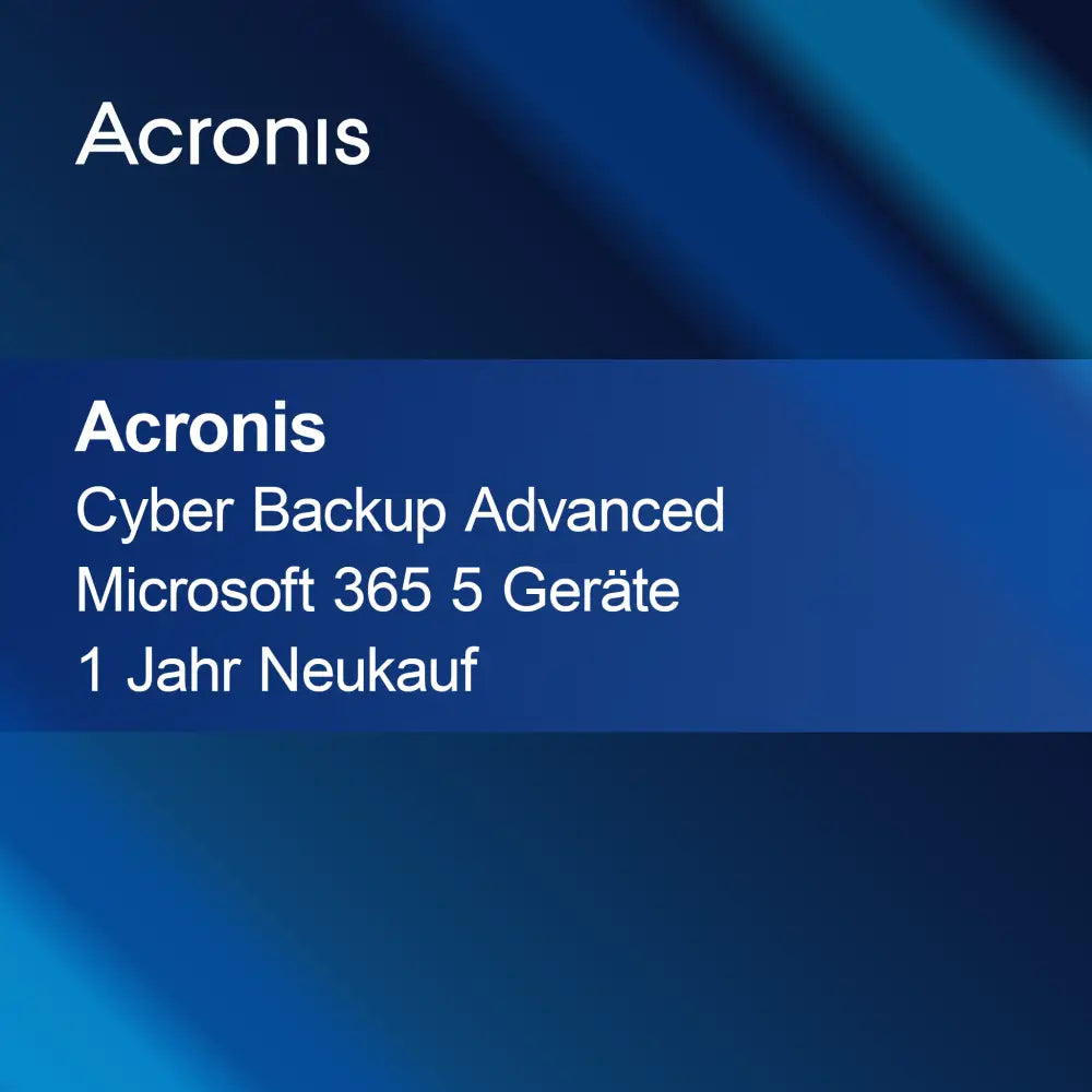 Acronis Cyber Backup Advanced Microsoft 365