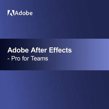 Adobe After Effects - Pro pentru echipe