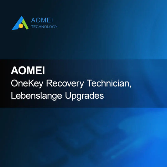 AOMEI OneKey Recovery Technician, actualizări pe viață