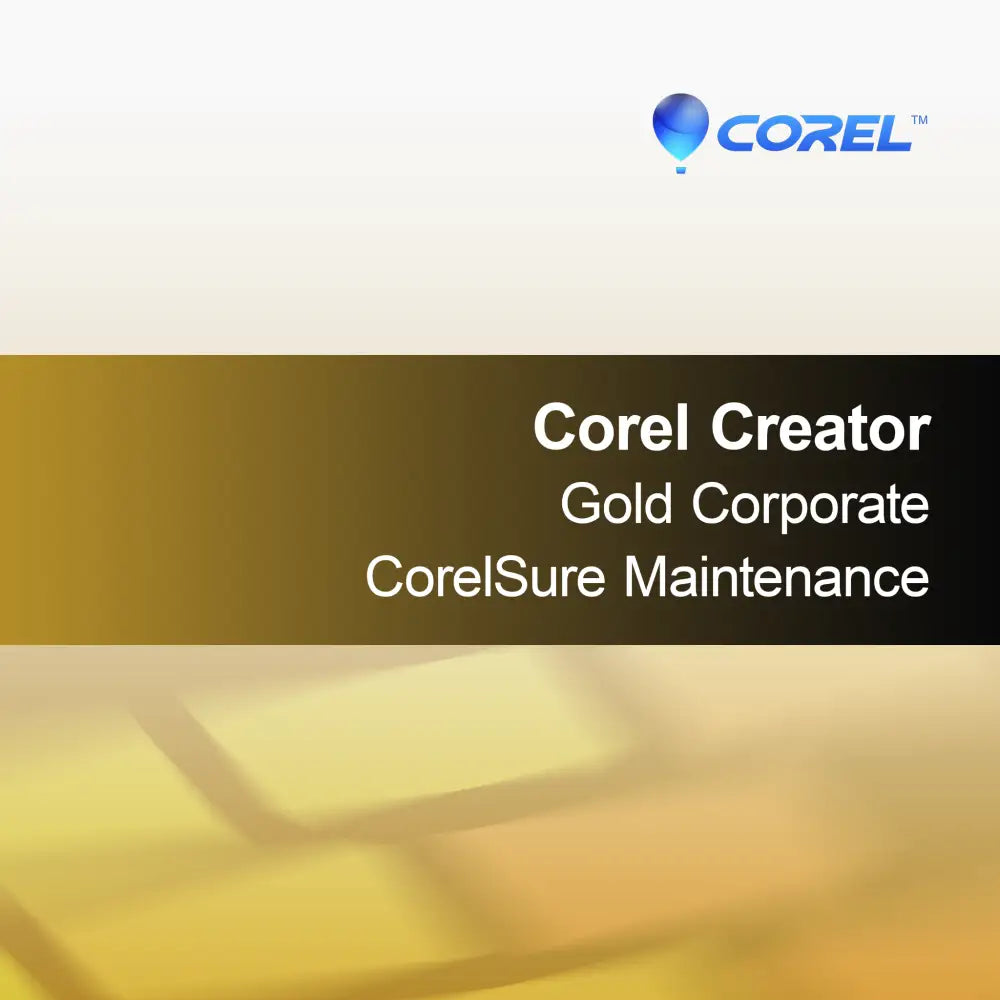 Corel Creator Gold Corporate CorelSure Mentenanță