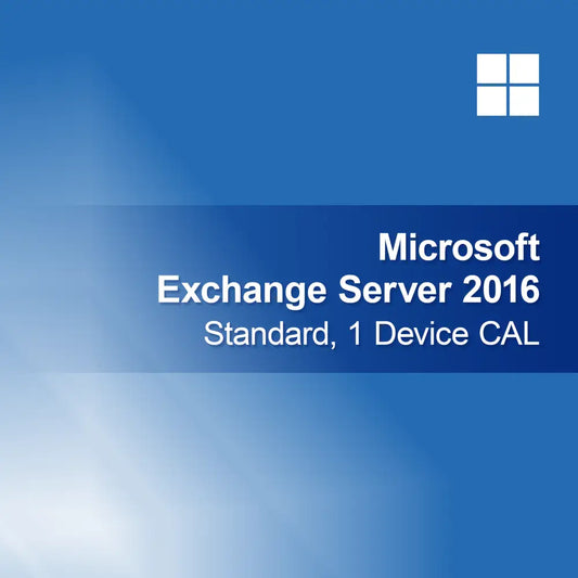Microsoft Exchange Server 2016 Standard, 1 licență CAL pentru dispozitiv