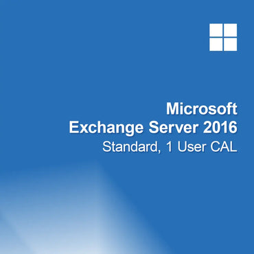Microsoft Exchange Server 2016 Standard, 1 licență CAL utilizator