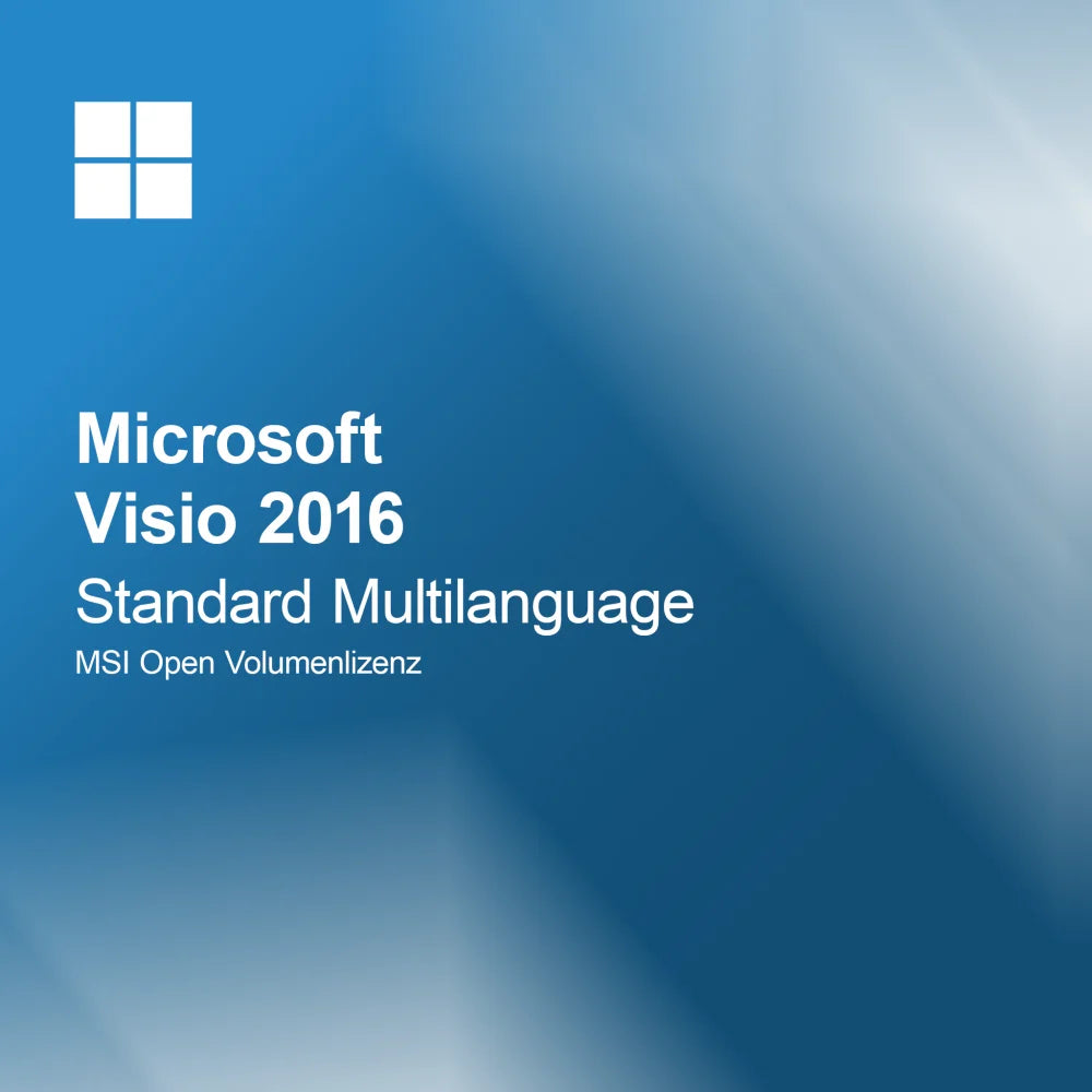 Microsoft Visio 2016 Standard Multilingv MSI Open Licență de volum