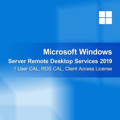 Microsoft Windows Server Remote Desktop Services 2019, 1 licență de acces client (CAL) utilizator, RDS CAL, Client Access License